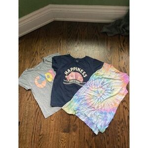 Lot of 3 Summer tops for girls size 10/12